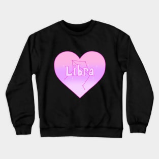 Libra Constellation Heart Crewneck Sweatshirt